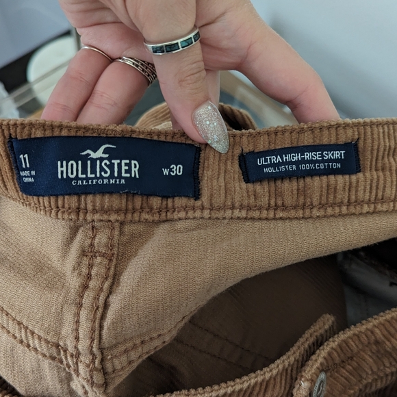 Corduroy Button Skirt - Picture 3 of 3